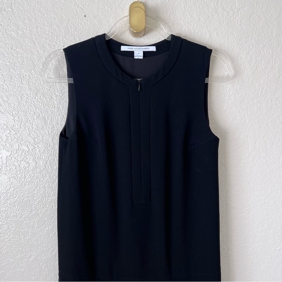 Diane Von Furstenberg Dvf Aimee black dress size 4 - Picture 3 of 11